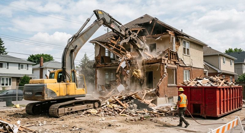 House Wrecking in Conroe, TX
